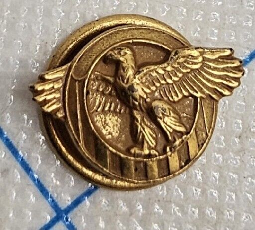 VTG Lapel RUPTURED DUCK WWII Military Service Honorable Discharge collar Stud