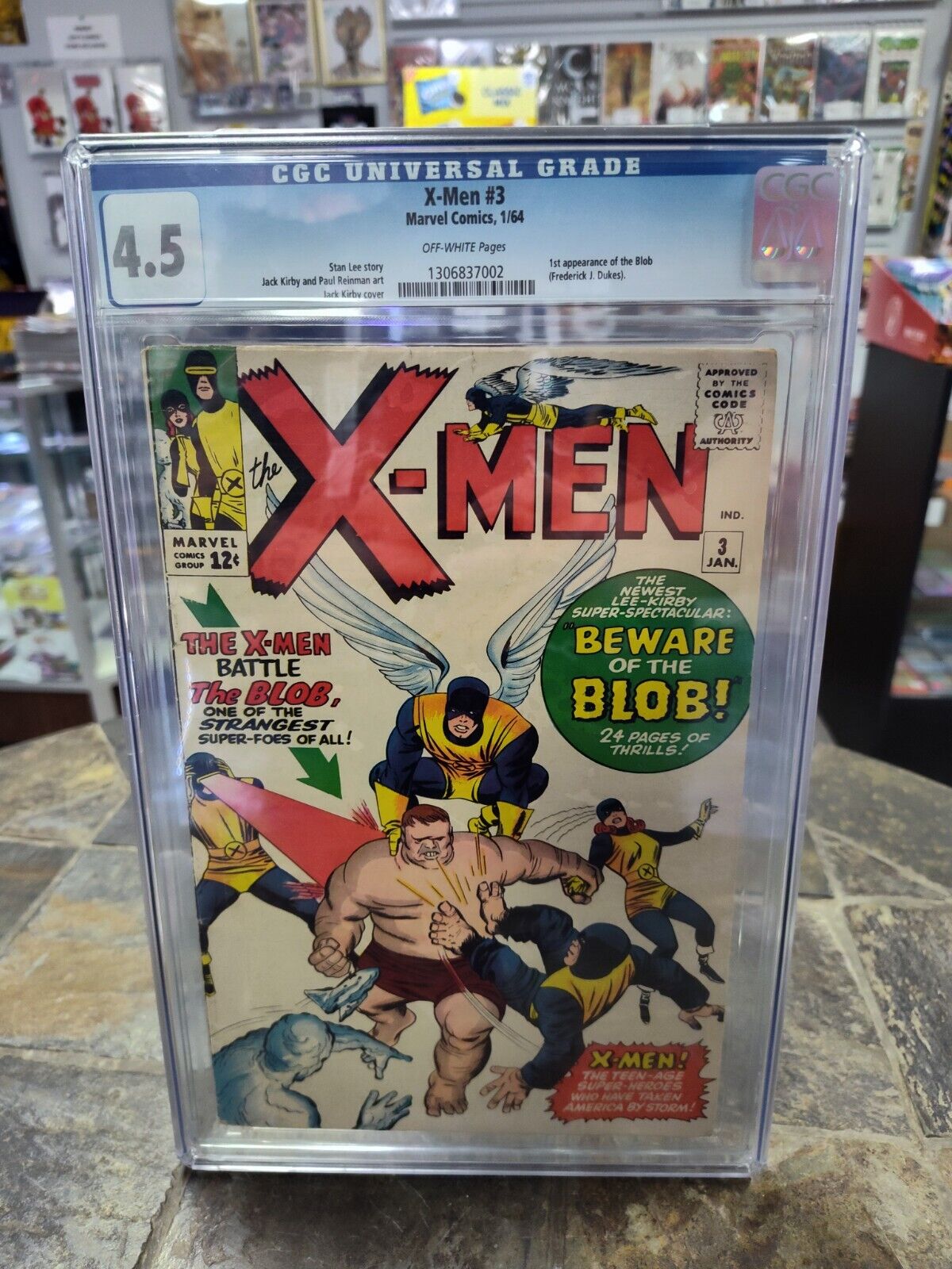 1964 Marvel Comics X-Men #3 Key 1st Appearance Of The Blob CGC 4.5