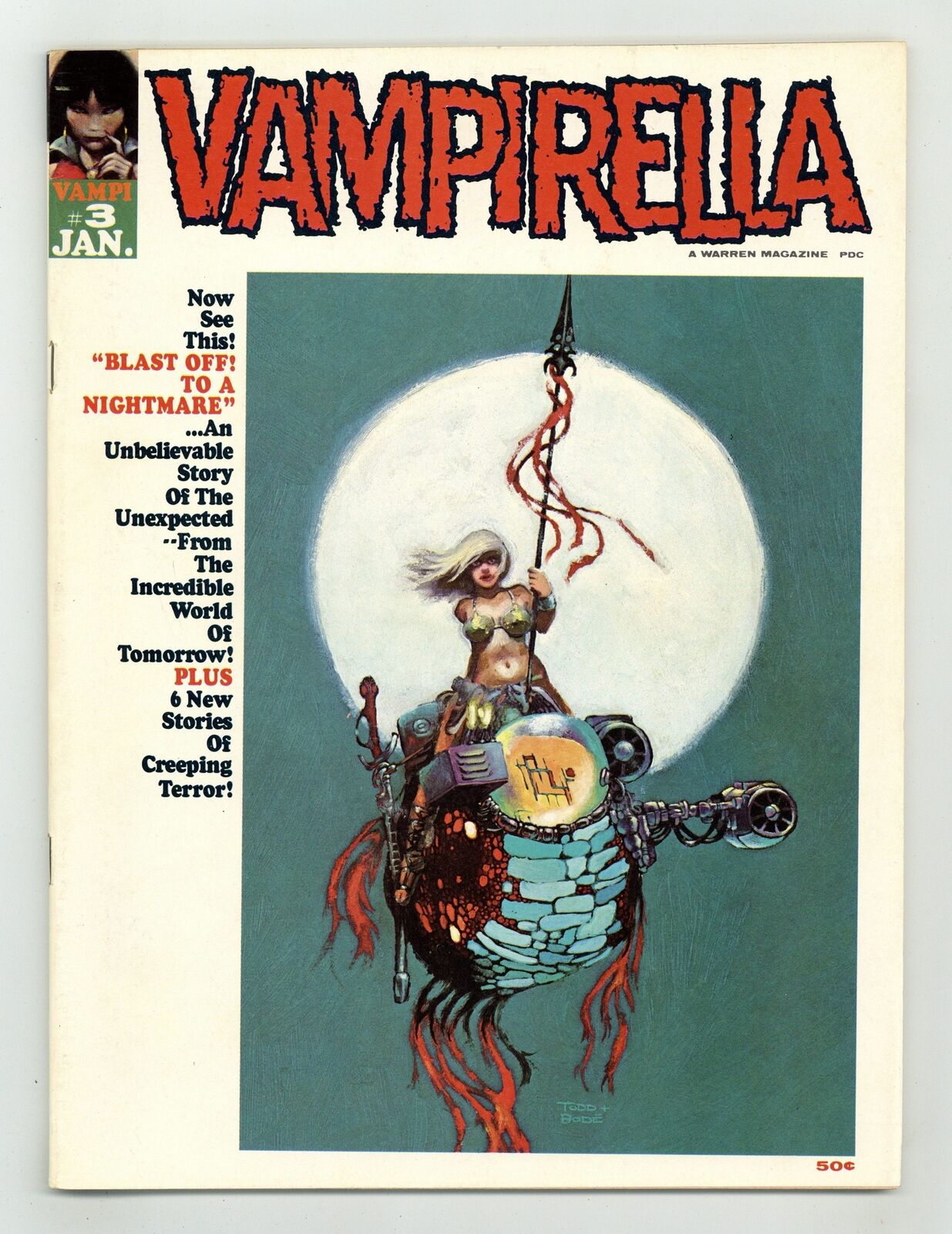 Vampirella #3 FN- 5.5 1970