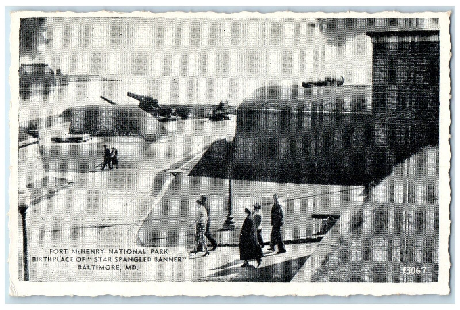 c1950 Fort McHenry National Park Birthplace Spangled Baltimore Maryland Postcard