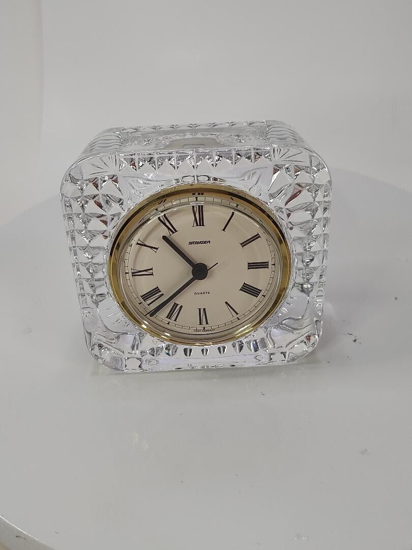 French Quartz Desk Or Mantle Clock Made In West Germany