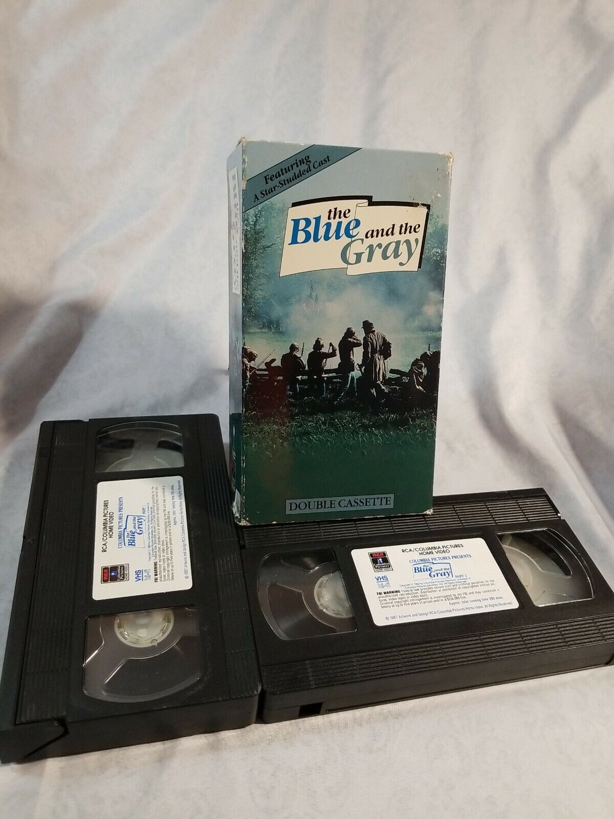 The Blue and the Gray Movie War Movie 2 Tape Set Gregory Peck VHS