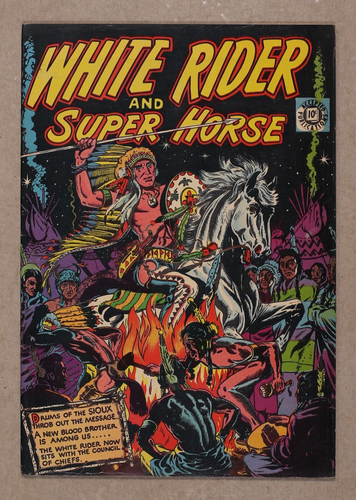 White Rider and Superhorse Reprint #6 FN 6.0 1950