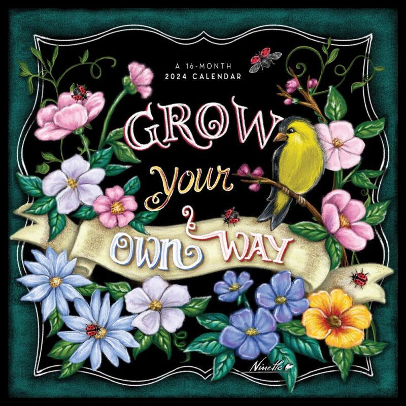 Browntrout You Can Grow Your Own Way 2024 7 x 7 Mini Calendar w