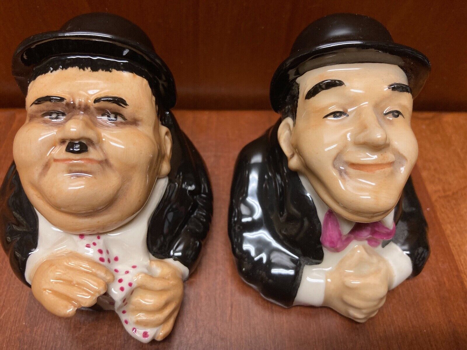 Kevin Francis Face Pot- Laurel and Hardy Duo