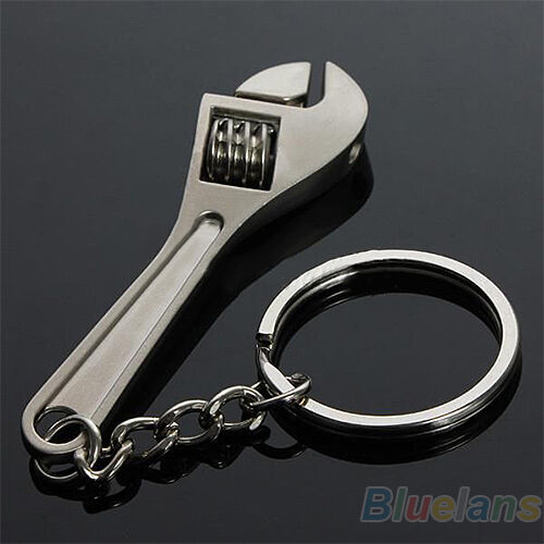 Charm Creative Good Tool Wrench Spanner Key Chain Ring Keyring Metal Keychain