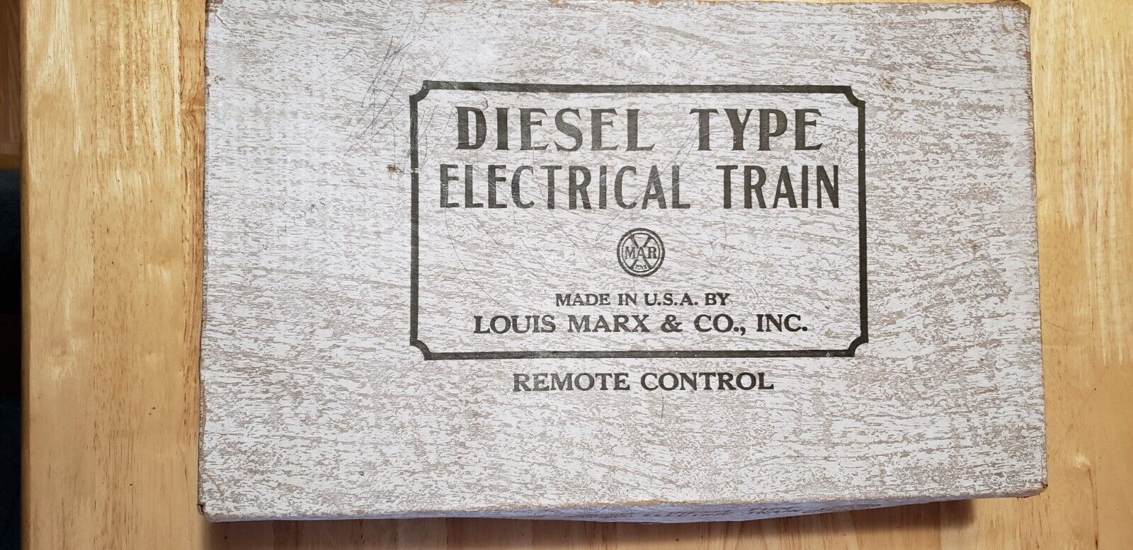 Old Louis Marx & Company Diesel Electric Train (Model 9554) with Box Reduced $10