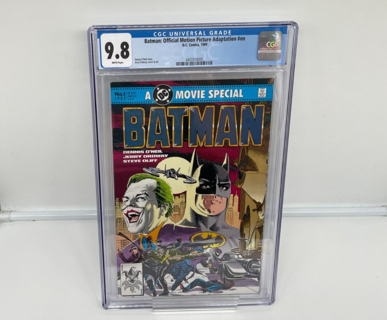 Batman: Official Movie Adaptation #nn CGC 9.8 Regular Format DC 1989