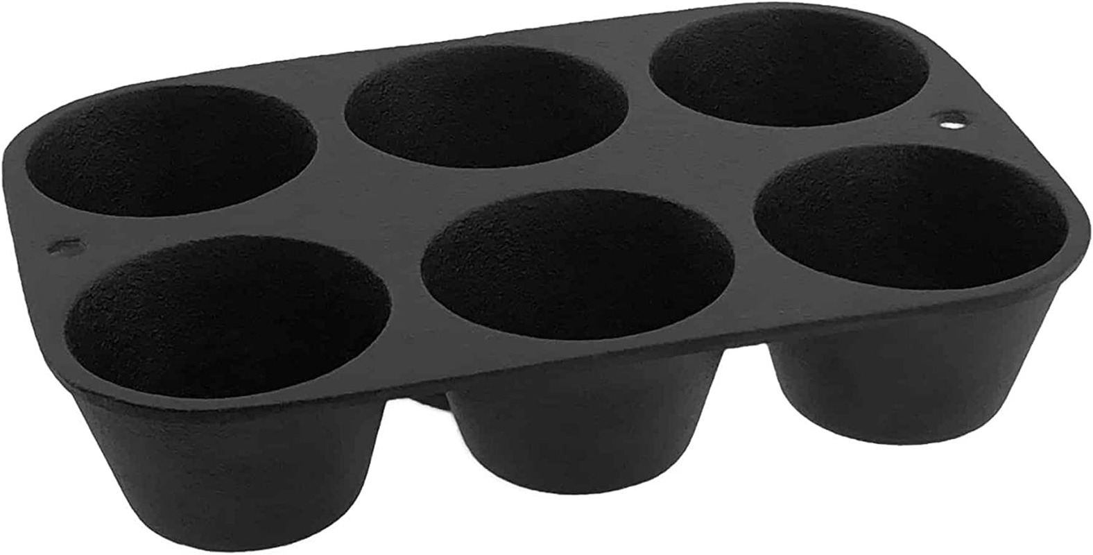 Old Mountain 10122 Cast Iron Muffin Pan - 6 Impression