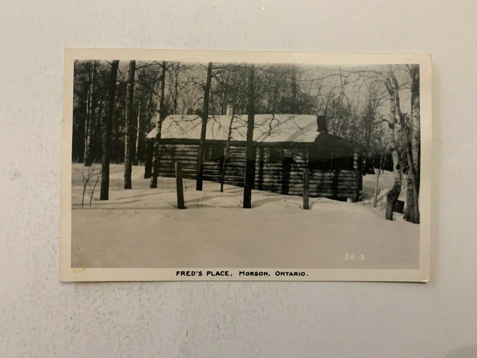 1957 Fred\'s Place Morson Ontario Canada Real Photo Postcard