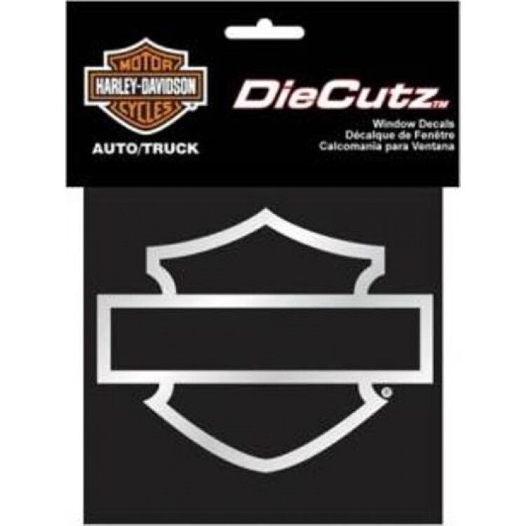 harley-davidson motorycles logo silhouette die cut emblem sticker decal usa made