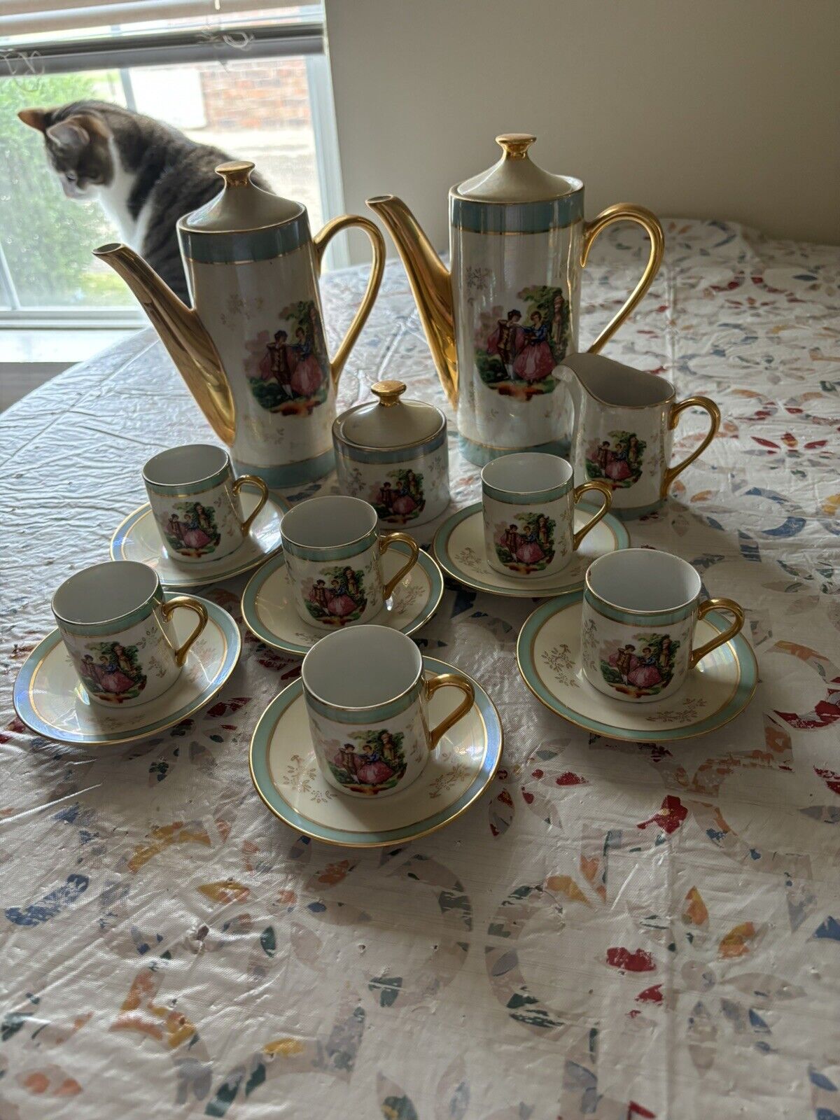 new century fine porcelain tea set