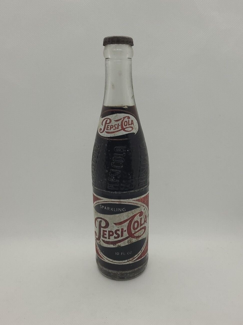 Pepsi-Cola Bottle 1953 10 Ounces. Augusta Georgia. Full Bottle.