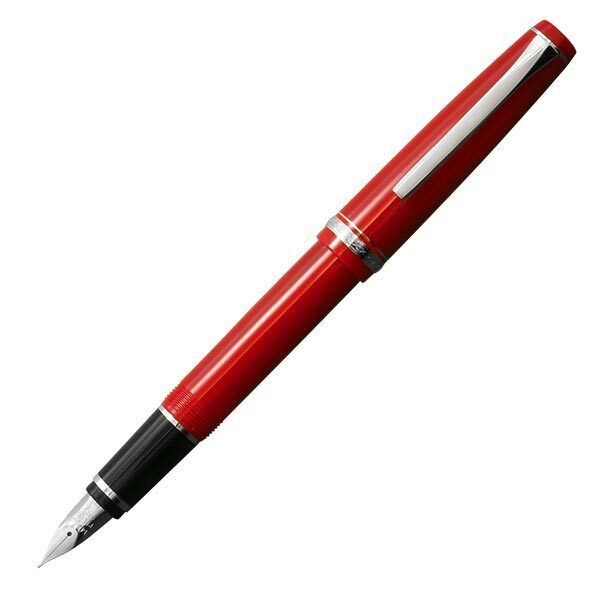 Pilot Namiki Falcon ELABO Fountain Pen Red Soft Fine Nib FE-18SR-R-SF w/ CON-40