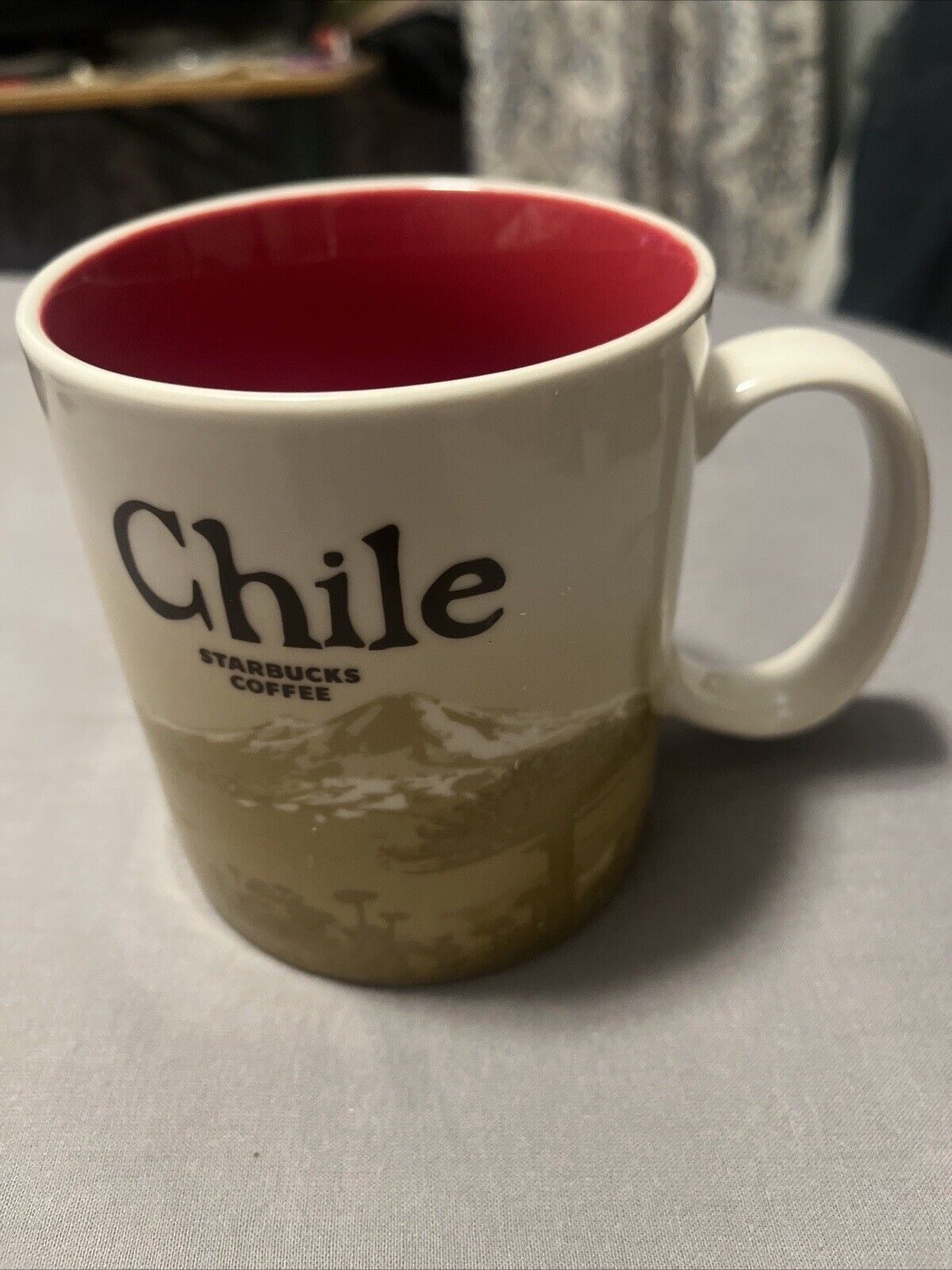 STARBUCKS 2016 Chile Global Icon Collectible Mug Cup. 16 oz