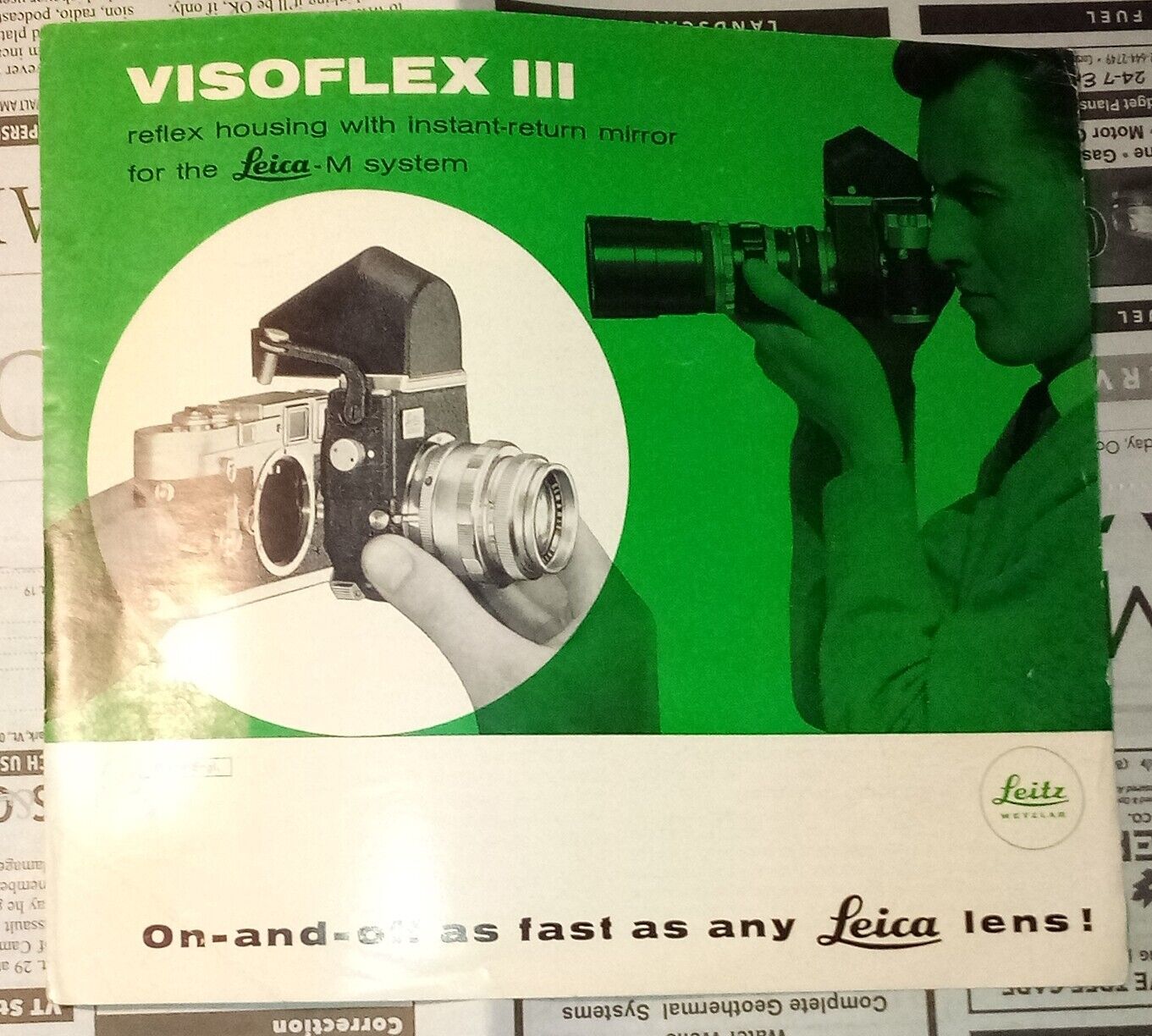 Vintage - Leica - Visoflex III - Brochure
