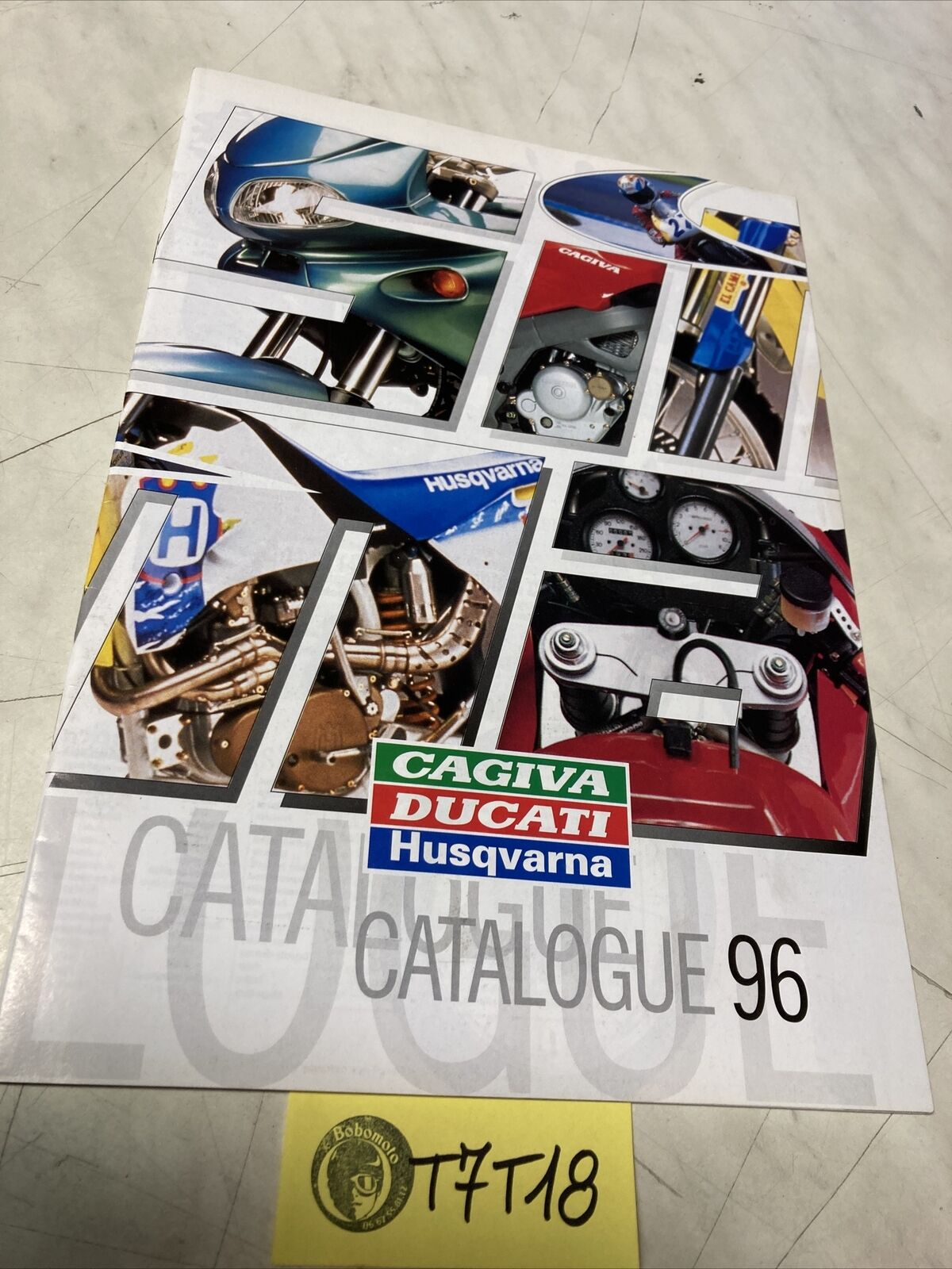 Sima Motorcycle Cagiva Ducati Husqvarna 1996 Booklet - Sale Catalogue Leaflet