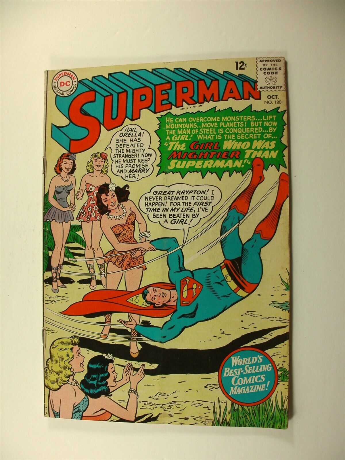 DC Comics SUPERMAN No. 180 OCT 1965 (FN) Comic Book