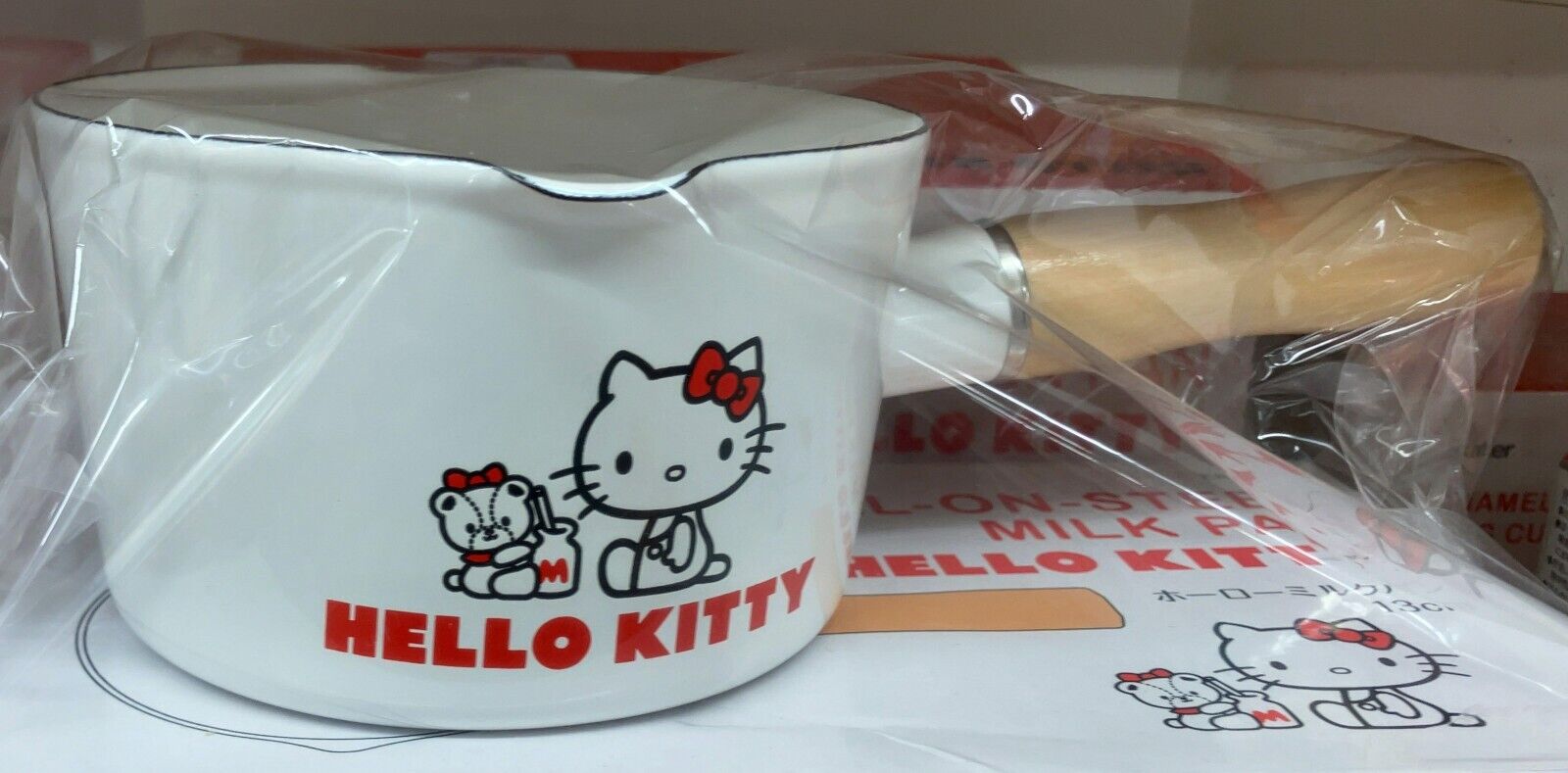 Sanrio Character Hello Kitty Hollow Milk Pot  0.8L 13cm Hello Kitty & Tiny Chum
