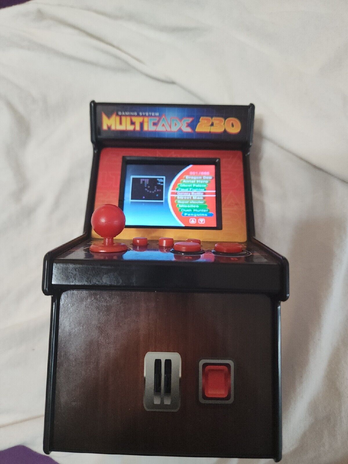 Multicade 230 Sound Logic XT Mini Retro Arcade Video Game Machine - works
