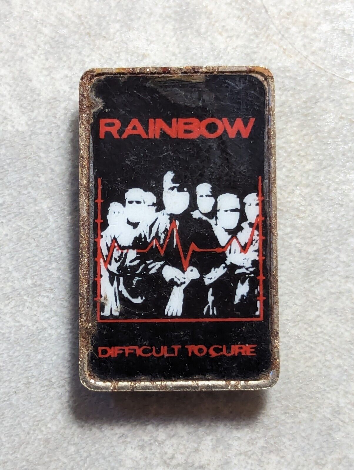 Vintage 80s Rainbow PIN BADGE Purchased Around 1986