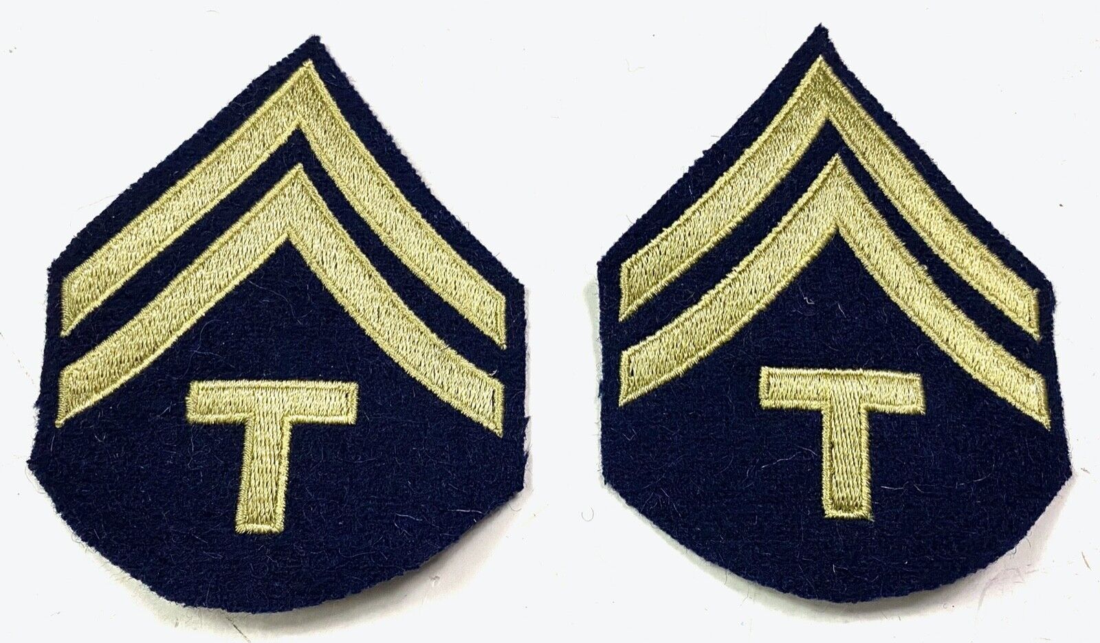 WWII US NCO T5 TECH CORPORAL JACKET RANK CHEVRONS INSIGNIA 