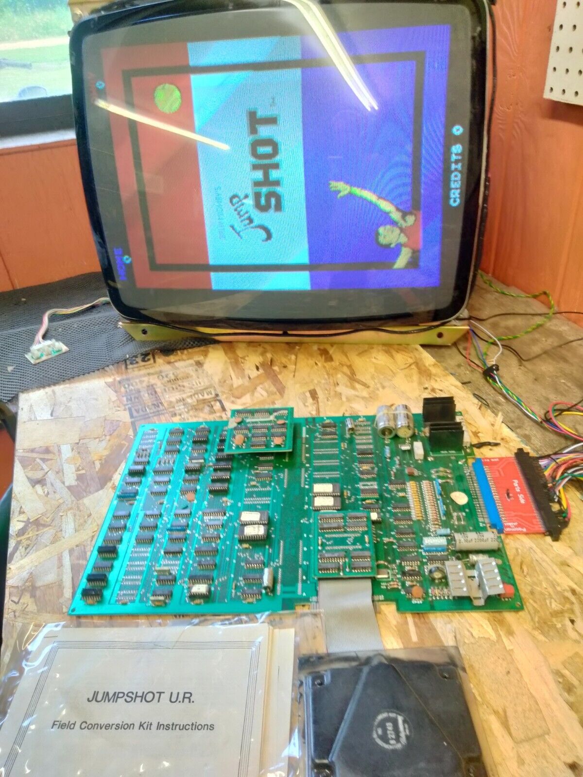 Bally Midway Jumpshot PCB Working tested