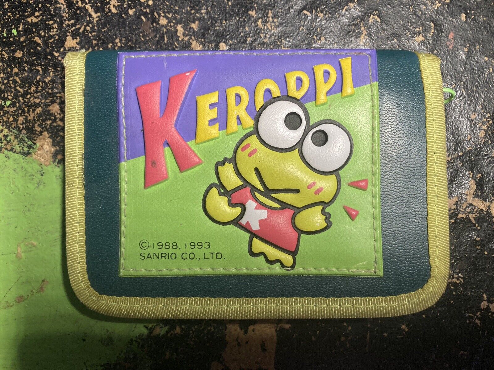 Vintage 90s Keroppi Wallet