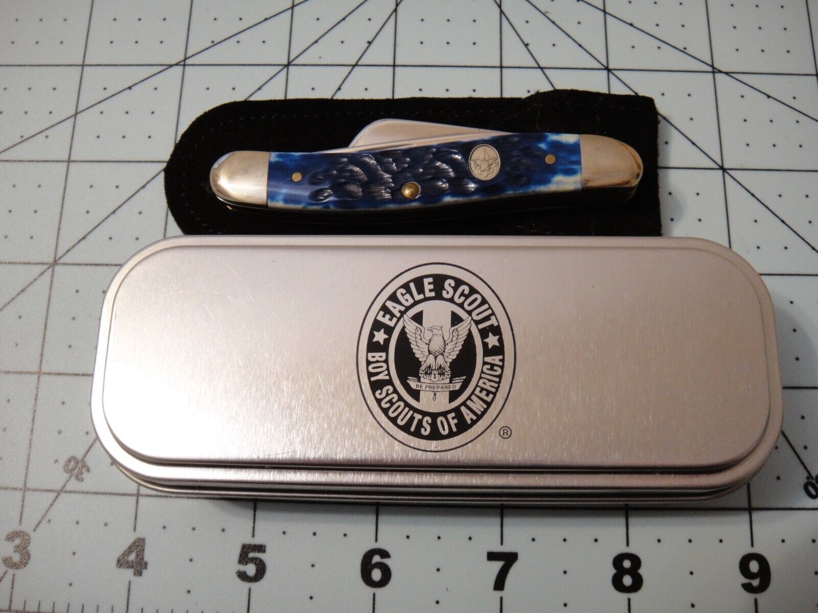 Case Knife Eagle Scout Boy Scouts of America in Tin 6318