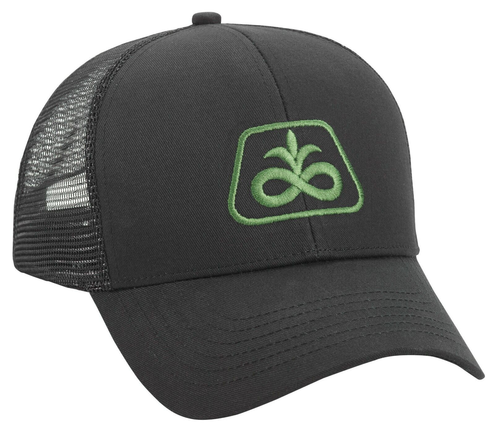 PIONEER SEED *BLACK MESH BACK* Trademark Logo CAP HAT *BRAND NEW* PS08