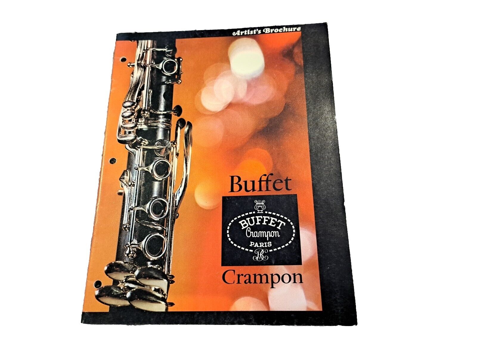 Buffet Crampon Artist\'s Brochure Clarinets Saxophones Advertising Brochure