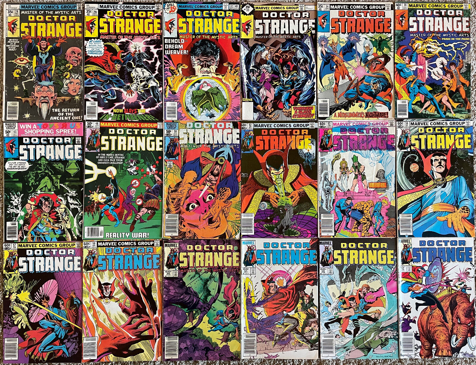 Doctor Strange Lot #1 Marvel comic series from the 1970s