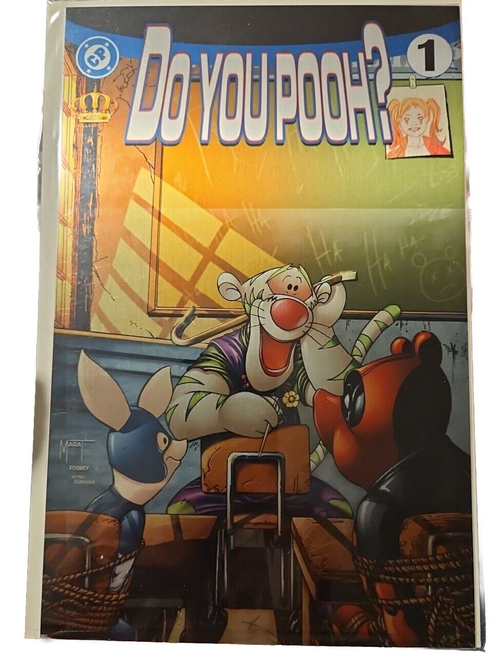 Do You Pooh? Super Sons #1 (2017) Homage Metal Cover Limited to 5  -  5/5 NM