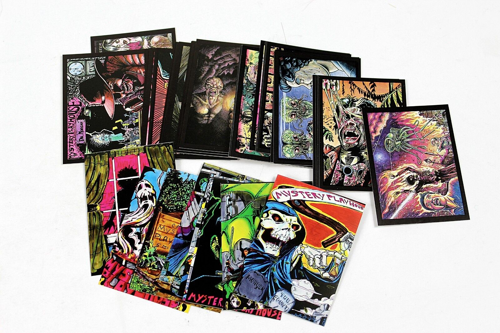 Vintage TUNE IN FOR TERROR Classic Radio Horror Cards 1993 42 Card Set Complete