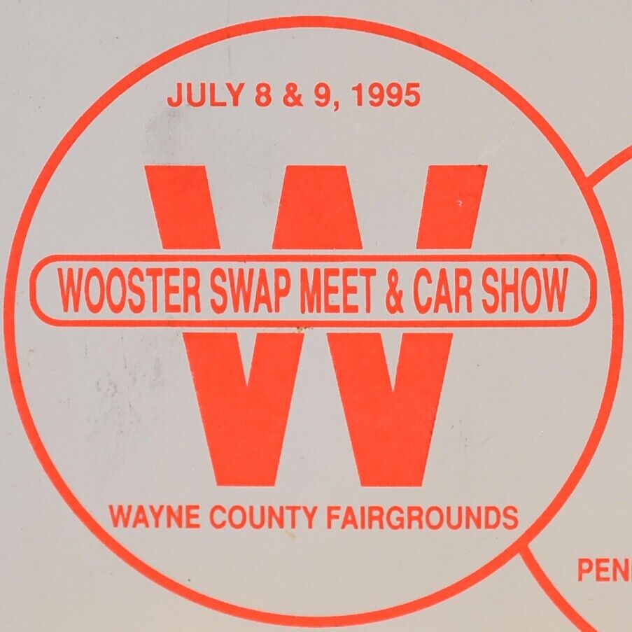 1995 Wayne County Fairgrounds Ford Model A Wooster Swap Car Show Penn-Ohio #1