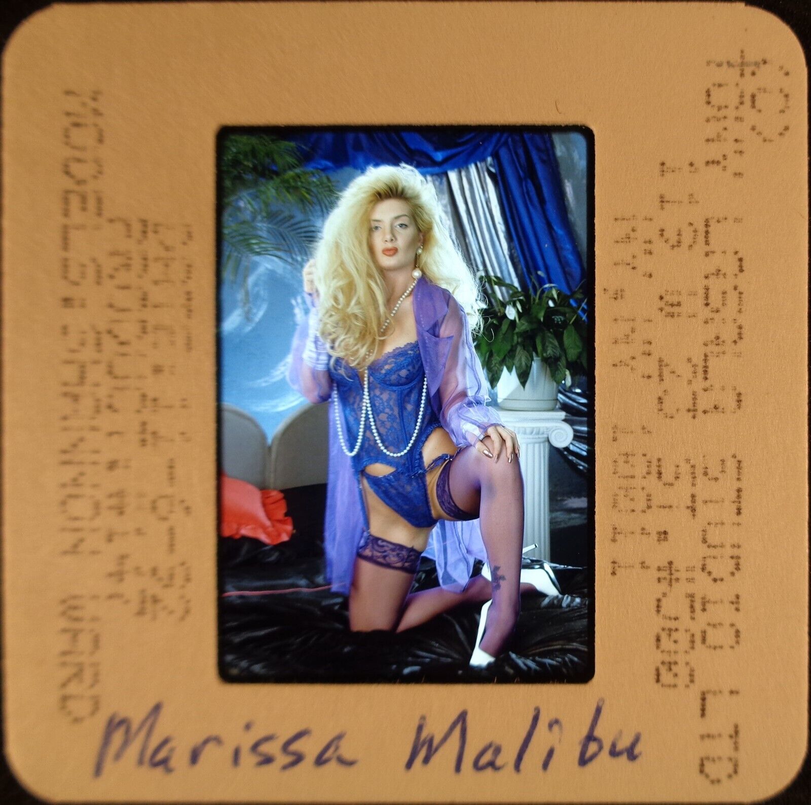 TL6-426 MARISSA MALIBU HIGH SOCIETY MAG ORIG TONY LASALA 35MM COLOR SLIDE
