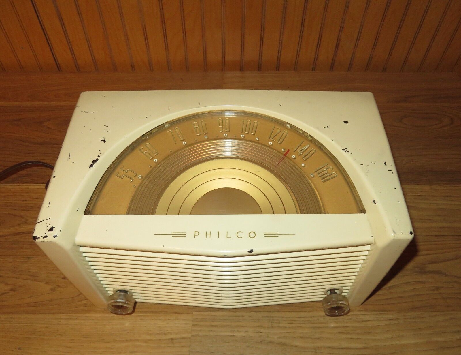 Vintage 1950 Philco Tube Radio Model 50-921 works great Really loud