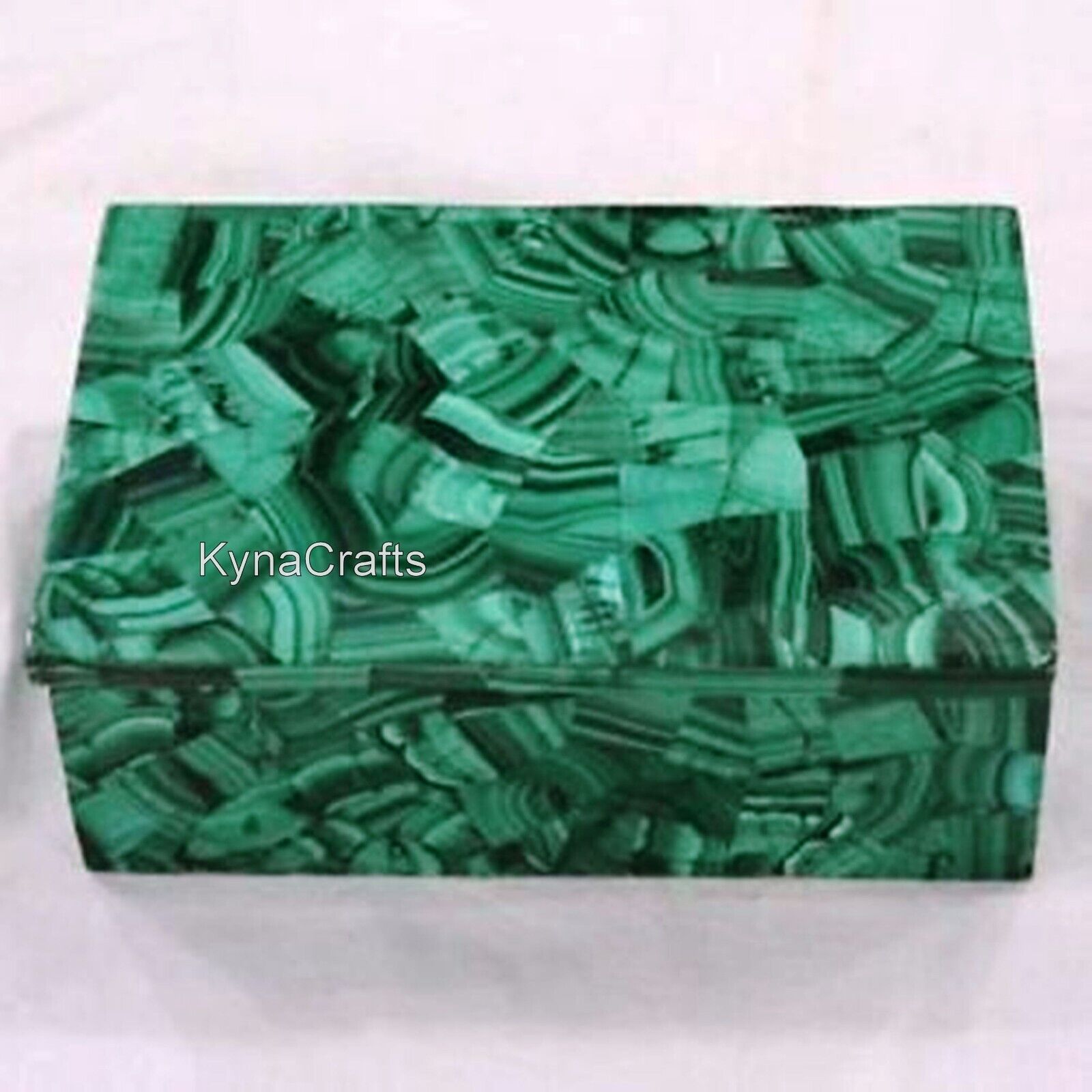 5x3.5 Inches Random Work Decorative Box Rectangle Marble Jewelry Box for Mother