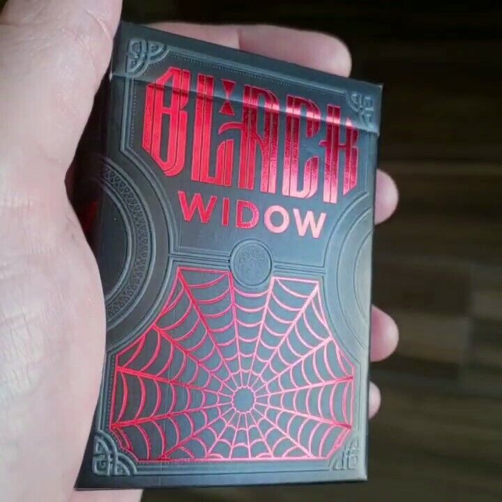 Playing Cards Black Widow Deck of playing cards Brand New