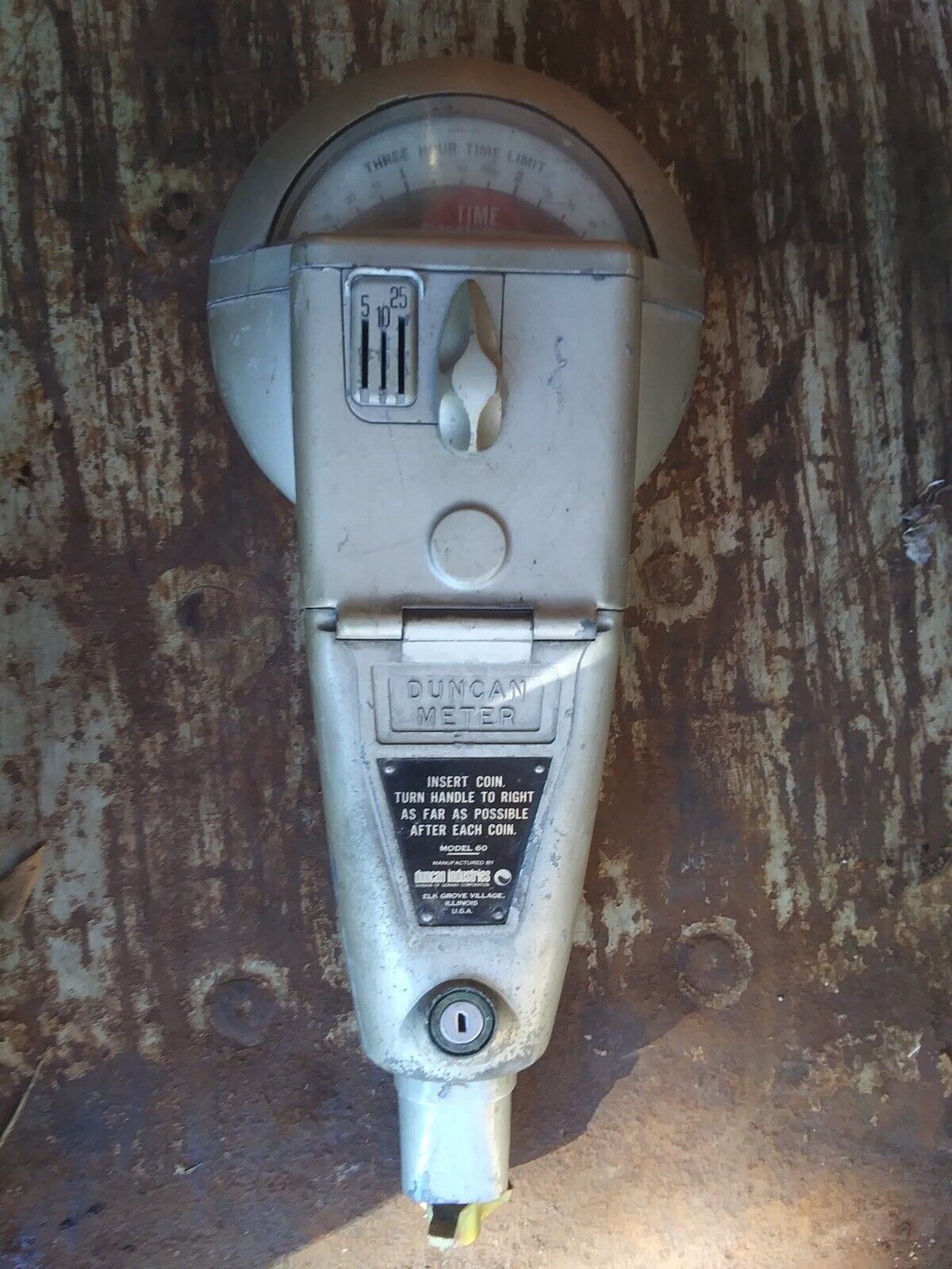 Vintage Duncan Parking Meter Working, Duncan 60 original 