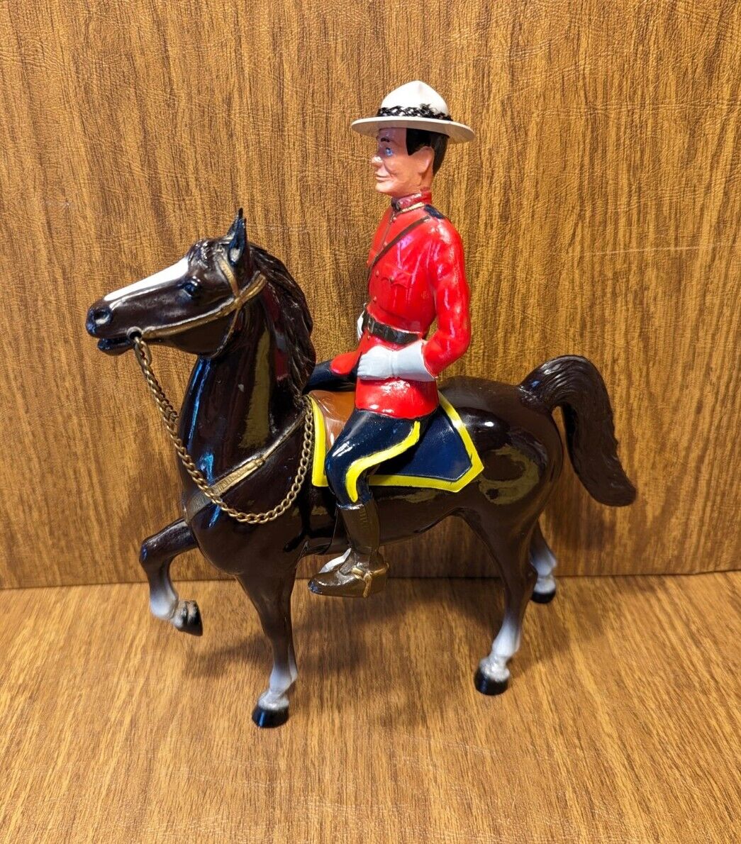 Breyer Fury Prancer Black Canadian Mountie With Original Hat And Saddle 