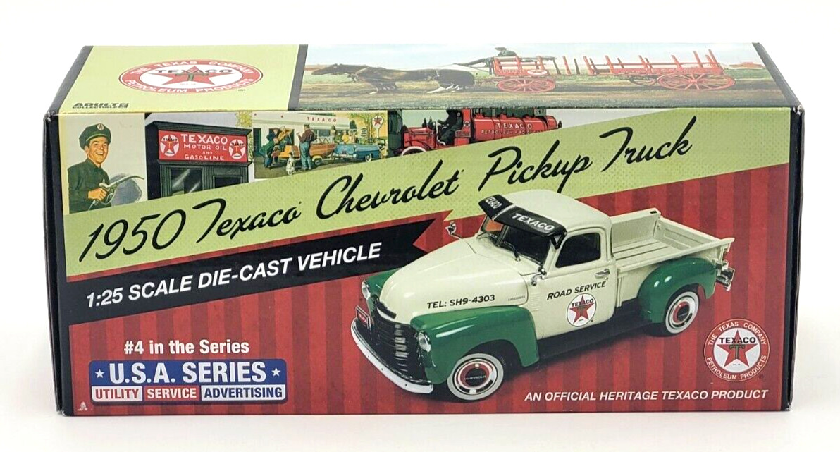 Texaco ERTL 1950 Chevrolet Pickup Truck 1:25 Scale Diecast 4th in Series