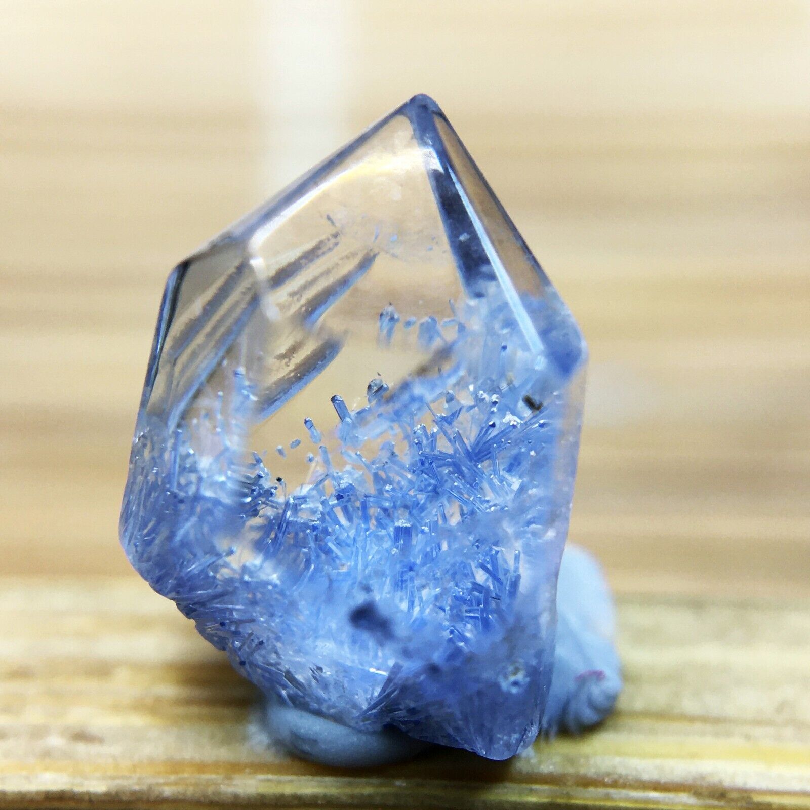 1.4Ct Very Rare NATURAL Beautiful Blue Dumortierite Quartz Crystal Specimen