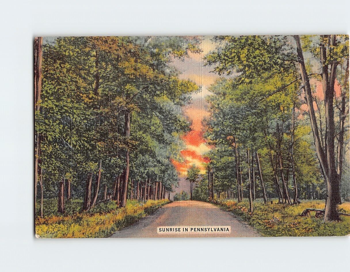 Postcard Sunrise In Pennsylvania