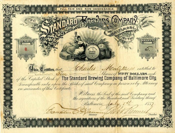 Standard Brewing Co. of Baltimore - Breweries & Distilleries