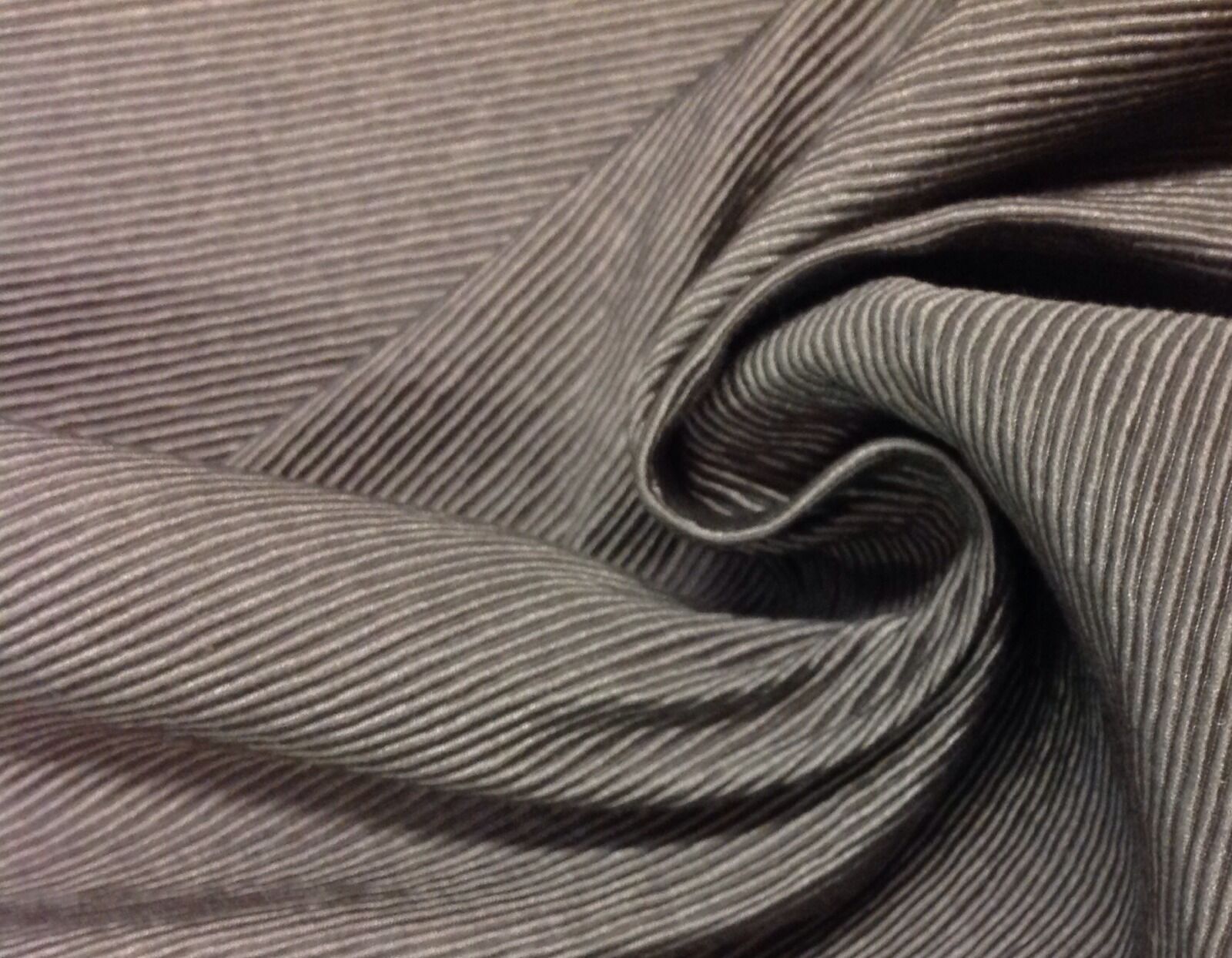 SAHCO Ribbed Ottoman Texture Upholstery Fabric- Vernon/Grey 2.25 yd (2460-25)