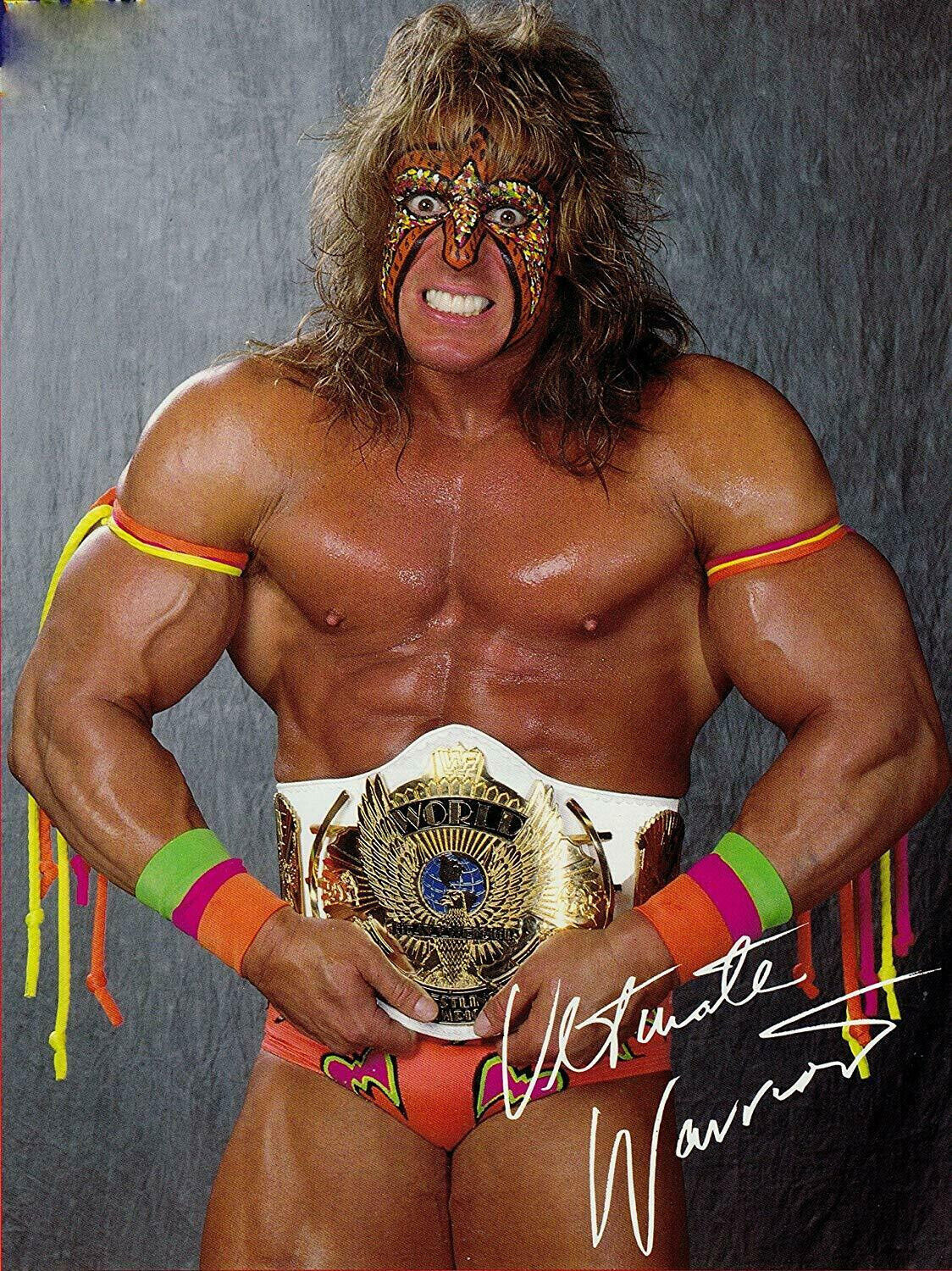 Ultimate Warrior 8.5x11 Signed Photo Reprint