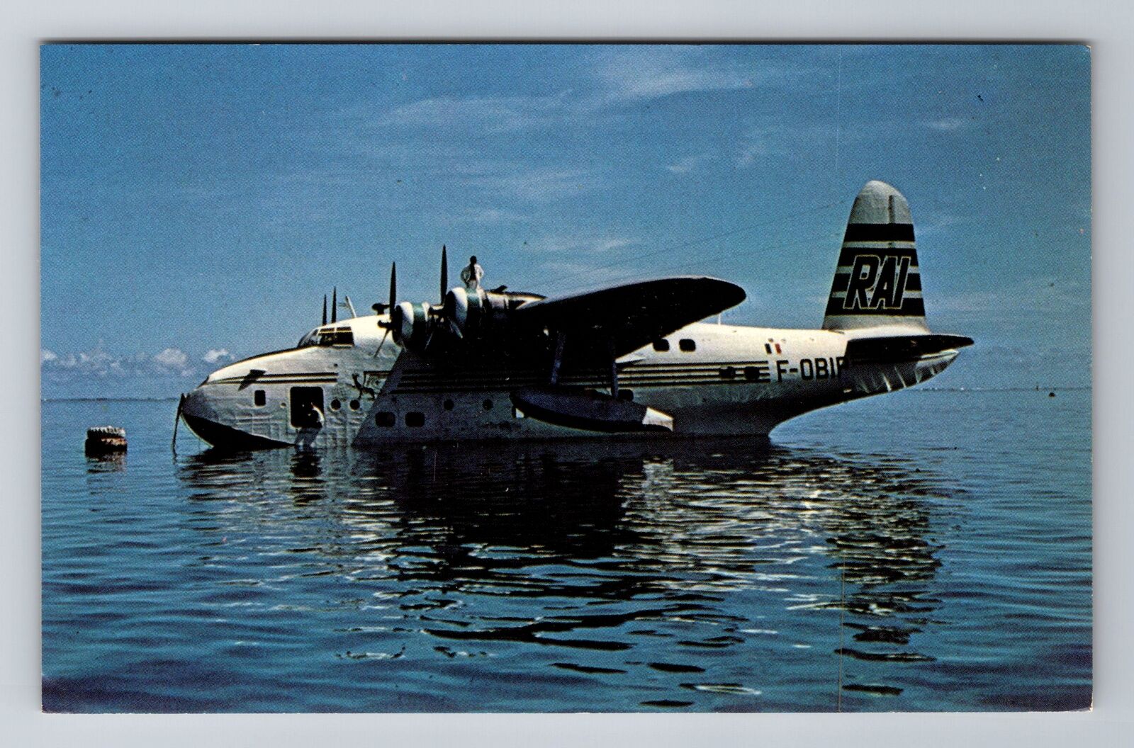 Short S-25 Sandringham 7 Bermuda, Plane, Transportation, Vintage Postcard