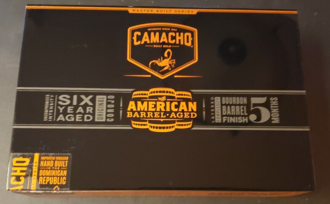 Camacho American Barrel Empty Cigar Box, No Cigars