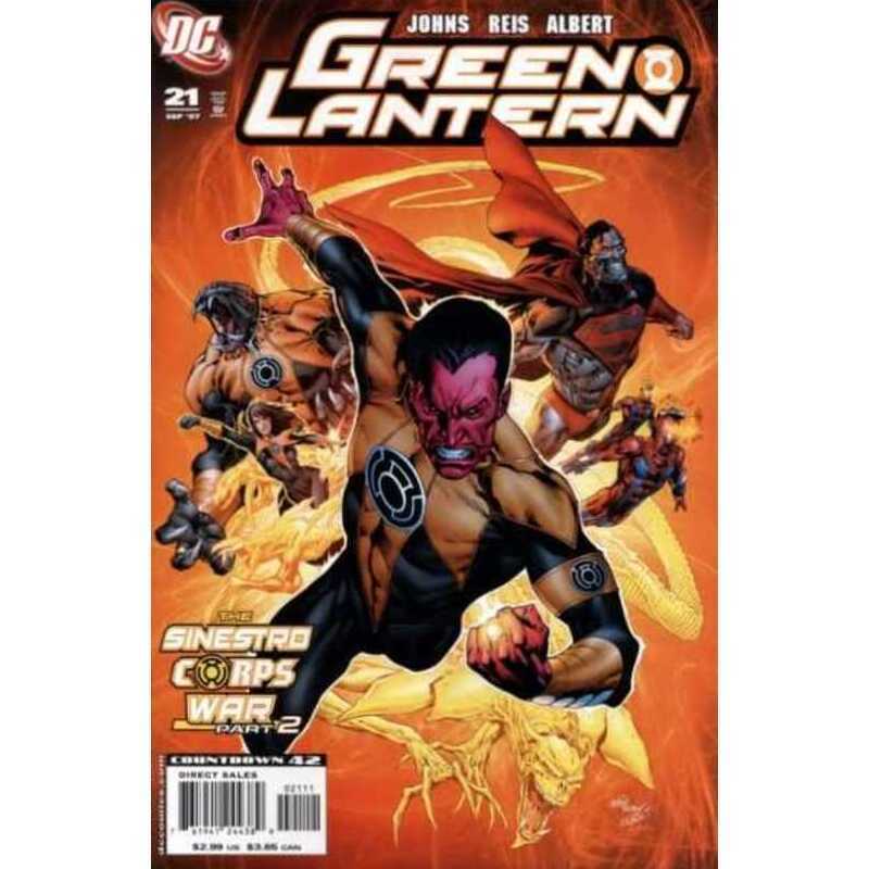 Green Lantern (2005 series) #21 in Near Mint condition. DC comics [s;